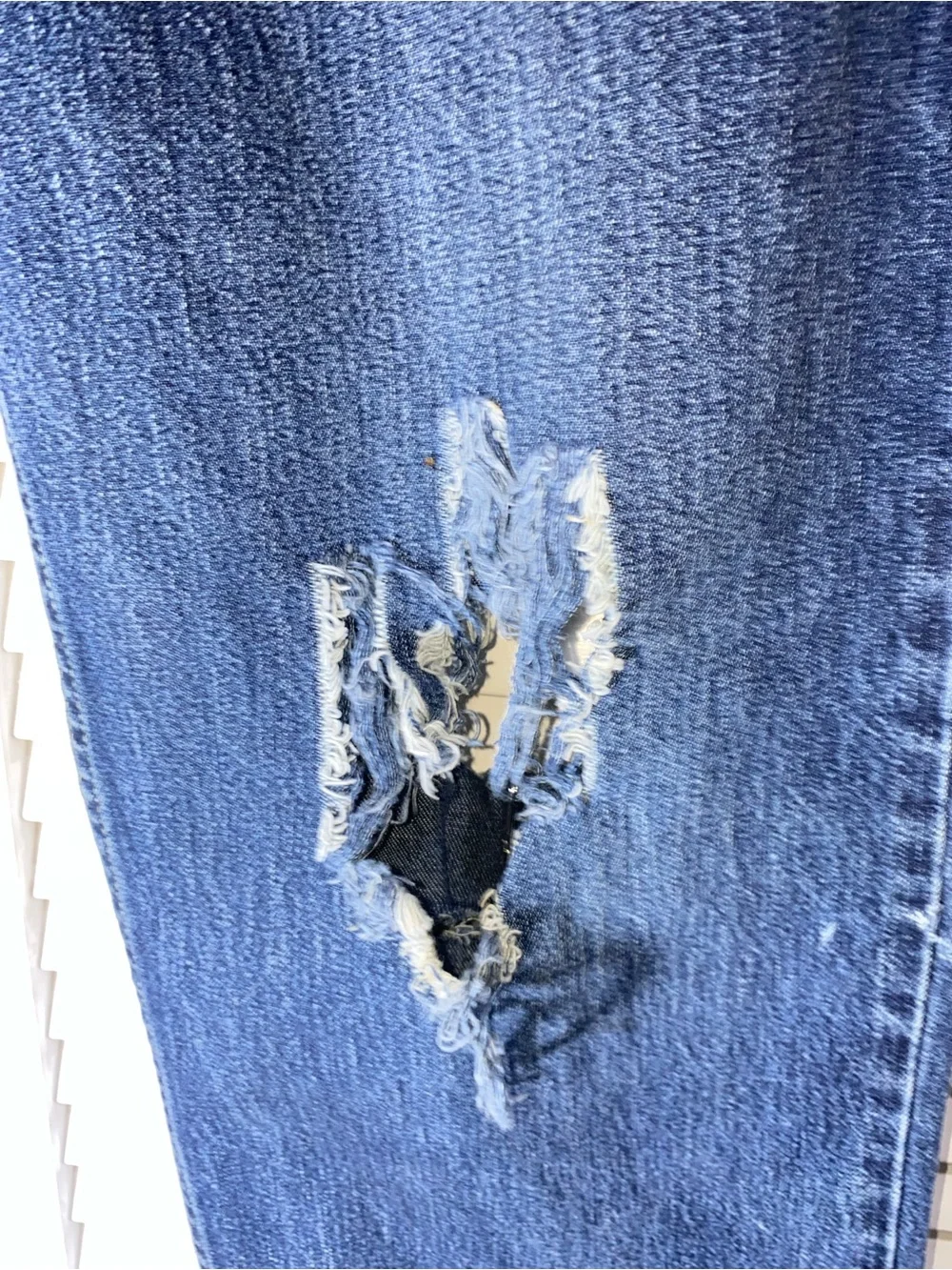 Vintage Levi's SilverTab Custom Thrashed Distressed Red Bandana Jeans Straight